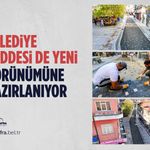 BELEDİYE CADDESİ DE YENİ GÖRÜNÜMÜNE HAZIRLANIYOR