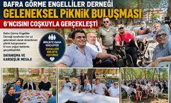 Bafra Görme Engelliler Derneği Geleneksel Piknikte Buluştu