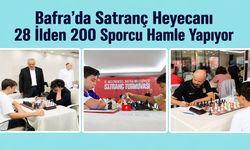 Bafra’da Satranç Heyecanı 28 İlden 200 Sporcu Hamle Yapıyor