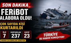 Girne Açıklarında Feribot Faciası 7 Ölü, 23 Kişi Aranıyor