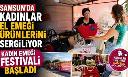 Samsunda  Kadınlar El Emeği Ürünlerini Sergiliyor