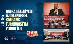 BAFRA BELEDİYESİ 6. GELENEKSEL SATRANÇ TURNUVASI’NA YOĞUN İLGİ