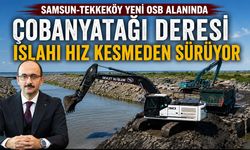 Tekkeköy Yeni OSB’de Çobanyatağı Deresi Islahı Hız Kesmeden Sürüyor