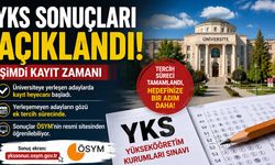YKS Yerleştirme Sonuçları Açıklandı