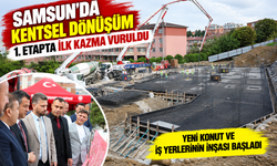 Kentsel dönüşüm 1. Etapta ilk kazma vuruldu