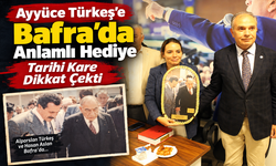 Ayyüce Türkeş’e Bafra’da Anlamlı Hediye
