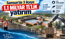 1,1 MİLYAR TL’LİK İÇME SUYU YATIRIMI