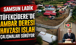 Ambar Deresi Havzası Islahı çalışmaları devam ediyor