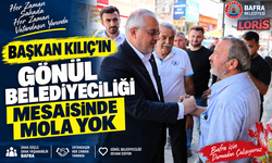 Başkan Kılıç Gönül belediyeciliğinde mesai yok