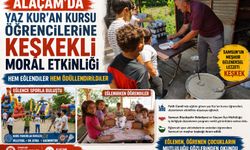 Alaçam'da Öğrencilere Keşkekli Moral Etkinliği