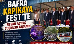 BAFRA KAPIKAYAFEST'TE RESMİ AÇILIŞ