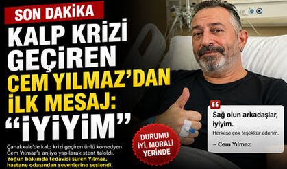 CEM YILMAZ’DAN SEVİNDİREN HABER