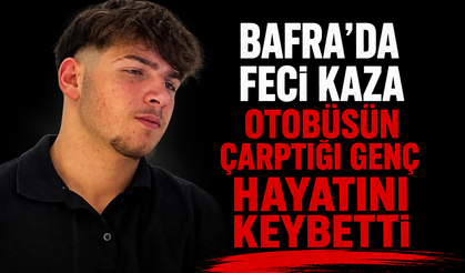 Bafra’da Otobüsün Çarptığı Genç Hayatını Kaybetti