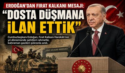 Erdoğan’dan Fırat Kalkanı Mesajı