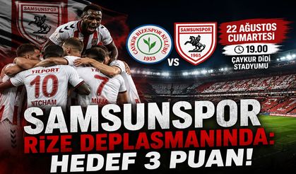 SAMSUNSPOR KARADENİZ DERBİSİNE HAZIR
