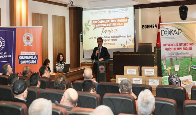 Samsun'da Arıcılara Dev Destek: Üretim Setleri Teslim Edildi