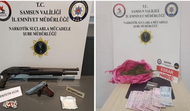 Samsun'un 4 İlçesinde Uyuşturucu Operasyonu: 6 Gözaltı