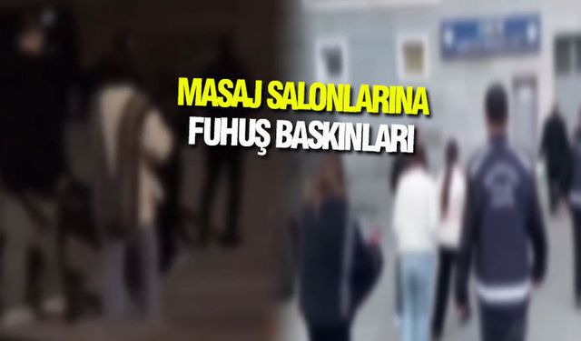 Samsun'da masaj salonlarına fuhuş operasyonu
