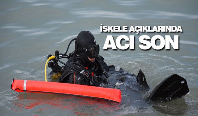 Samsun Atakum'da iskele açıklarında acı son