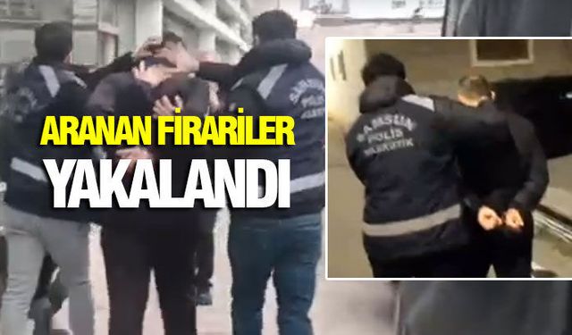 Samsun'da Aranan İki Firari Hükümlü Yakalandı