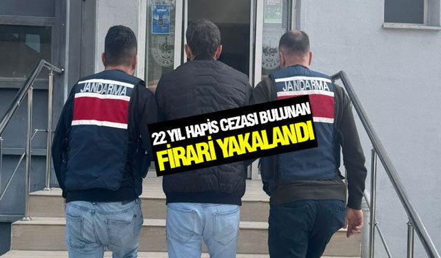 Samsun’da 22 Yıl Hapis Cezası Bulunan Firari Yakalandı