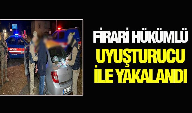 Samsun'da firari hükümlü uyuşturucu ile yakalandı