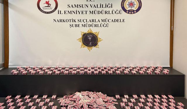 Samsun'da uyuşturucu operasyonunda 2 gözaltı