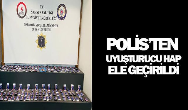 Samsun'da 6 Bin 663 Uyuşturucu Hap Ele Geçirildi