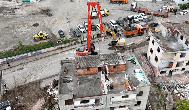 Samsun'da Anadolu Mahallesi’nde İlk Kazma Vuruldu