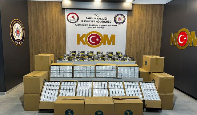 Samsun’da Kaçakçılık Operasyonları