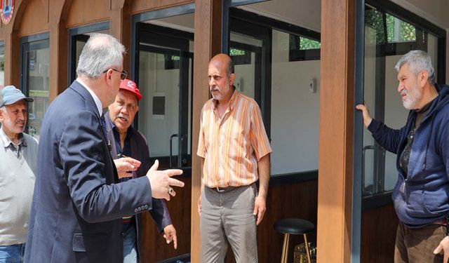 Samsun'da ayakkabı boyacıları çarşısı açıldı
