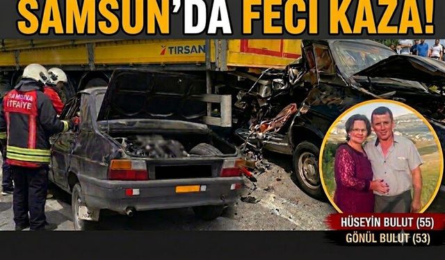 Tır Dorsesine Çarpan Karı-Koca Hayatını Kaybetti