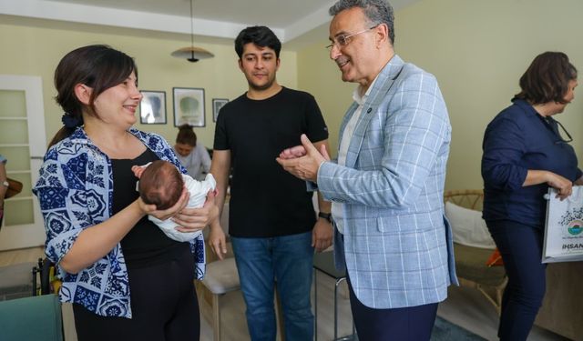 Doğan 555’inci Bebeğe Hediye