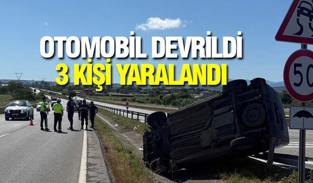 Samsun'da Trafik Kazası: 3 Kişi Yaralandı