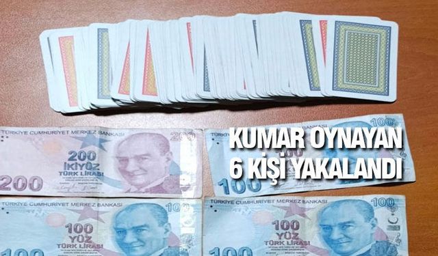 Samsun'da kumar baskını 6 kişi yakalandı
