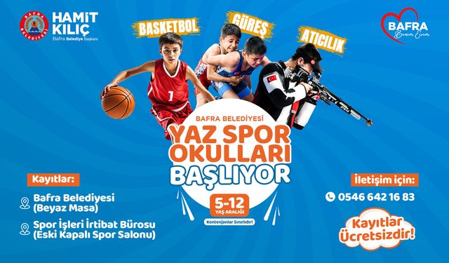 ÜCRETSİZ YAZ SPOR OKULLARI İÇİN KAYIT ZAMANI