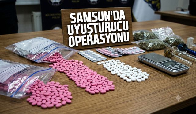 Samsun'da Narkotik Darbesi
