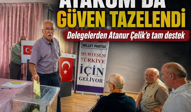 Atanur Çelik Yeniden Başkan Seçildi