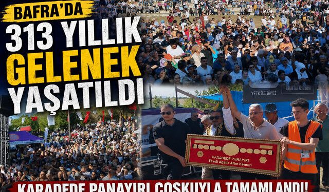 Bafra’da 313 Yıllık Gelenek Yaşatıldı