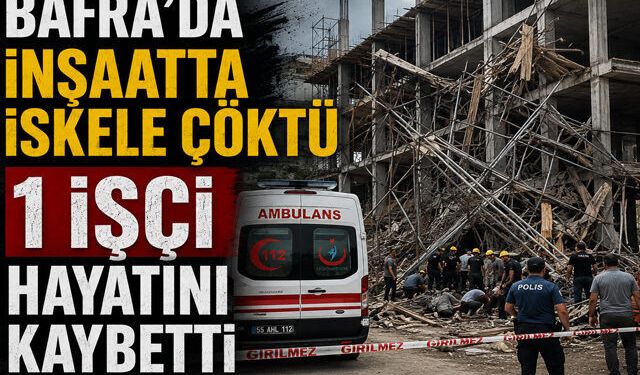 Samsun'da İskele Çöktü 1 kişi ölü