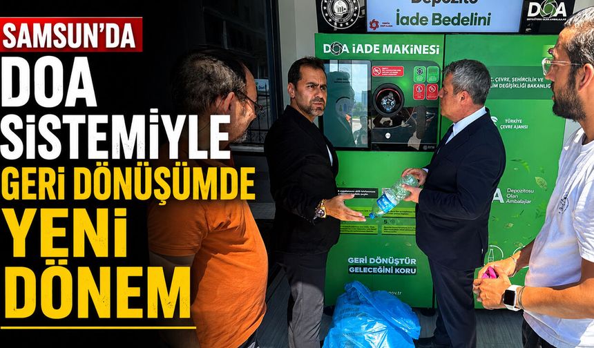 SAMSUN GERİ DÖNÜŞÜMDE YENİ DÖNEM