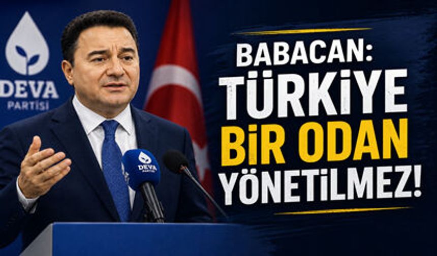 Babacan’dan Yönetim Sistemine Sert Eleştiri