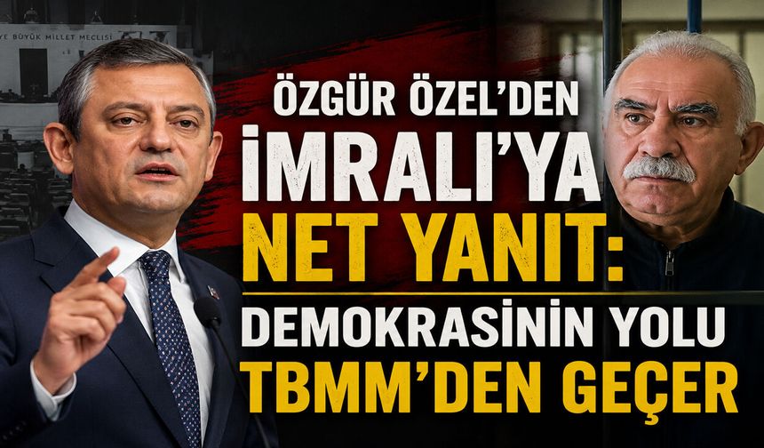 DEMOKRASİNİN YOLU TBMM’DEN VE SANDIKTAN GEÇER”