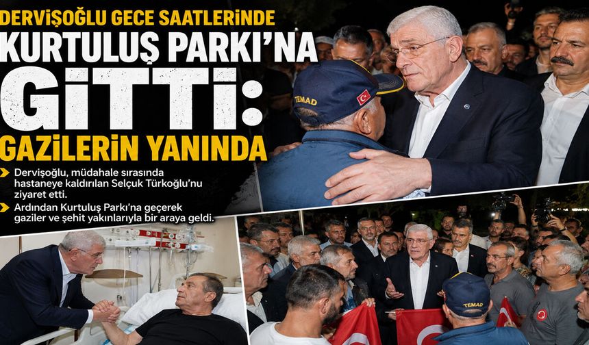 Dervişoğlu “Gazilerimizin Yanındayız”