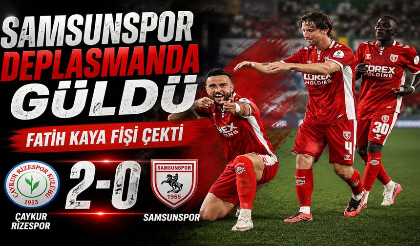 SAMSUNSPOR DEPLASMANDA GÜLDÜ!