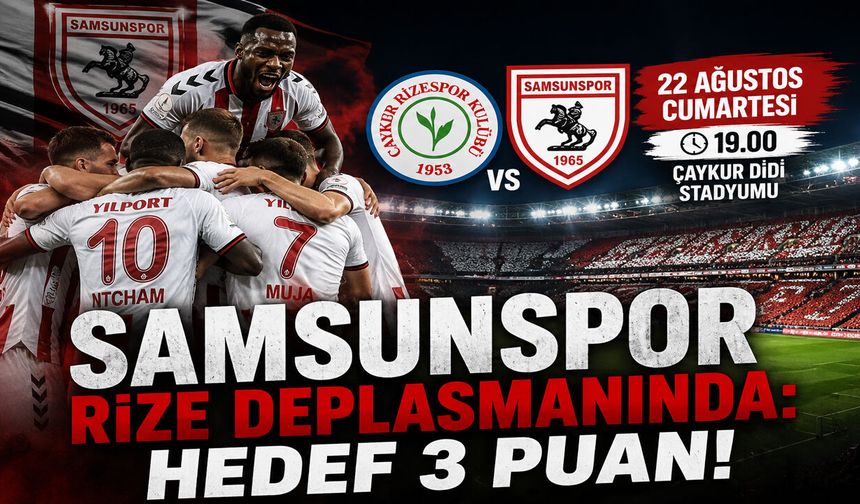 HEDEF RİZE’DE 3 PUAN