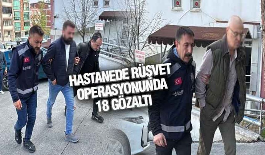 OMÜ Tıp Fakültesi’nde Rüşvet Operasyonu