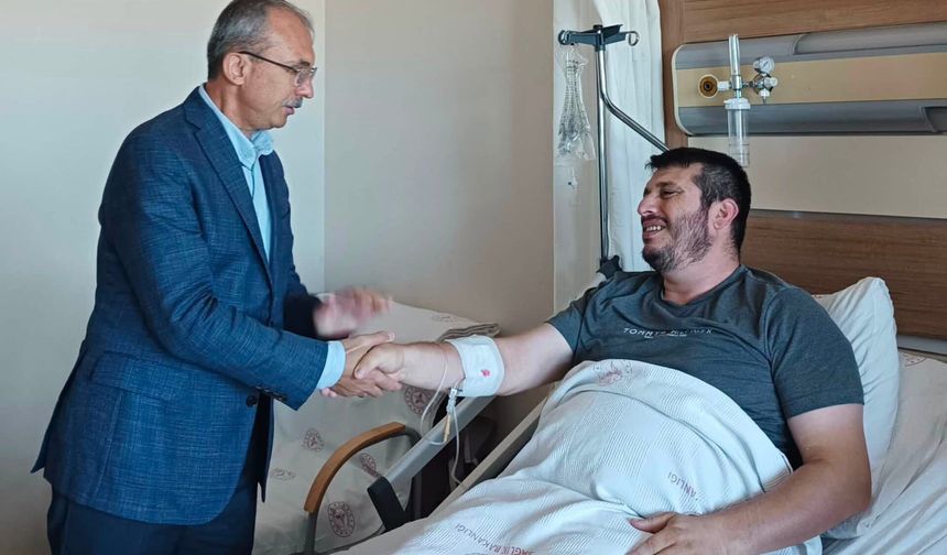 Bafra Devlet Hastanesi’ndeki Gıda Zehirlenmesi Sonrası Üst Düzey Ziyaret