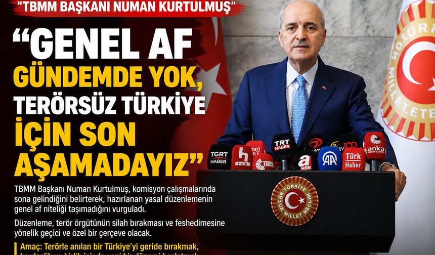 Kurtulmuş ; Terörsüz Türkiye İçin Son Aşamadayız