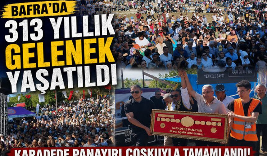 Bafra’da 313 Yıllık Gelenek Yaşatıldı